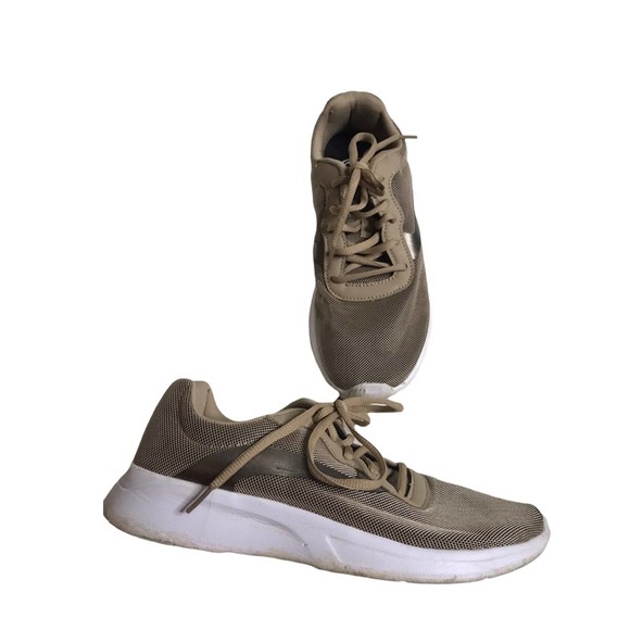 Athletic Works | Memory Foam Neutral Tan Fabric Upper Sneakers - Picture 8 of 9
